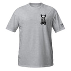 Skull Dog Kurzärmeliges Unisex-T-Shirt - Gothic Hunde Design für Alternative Mode T-SHIRT