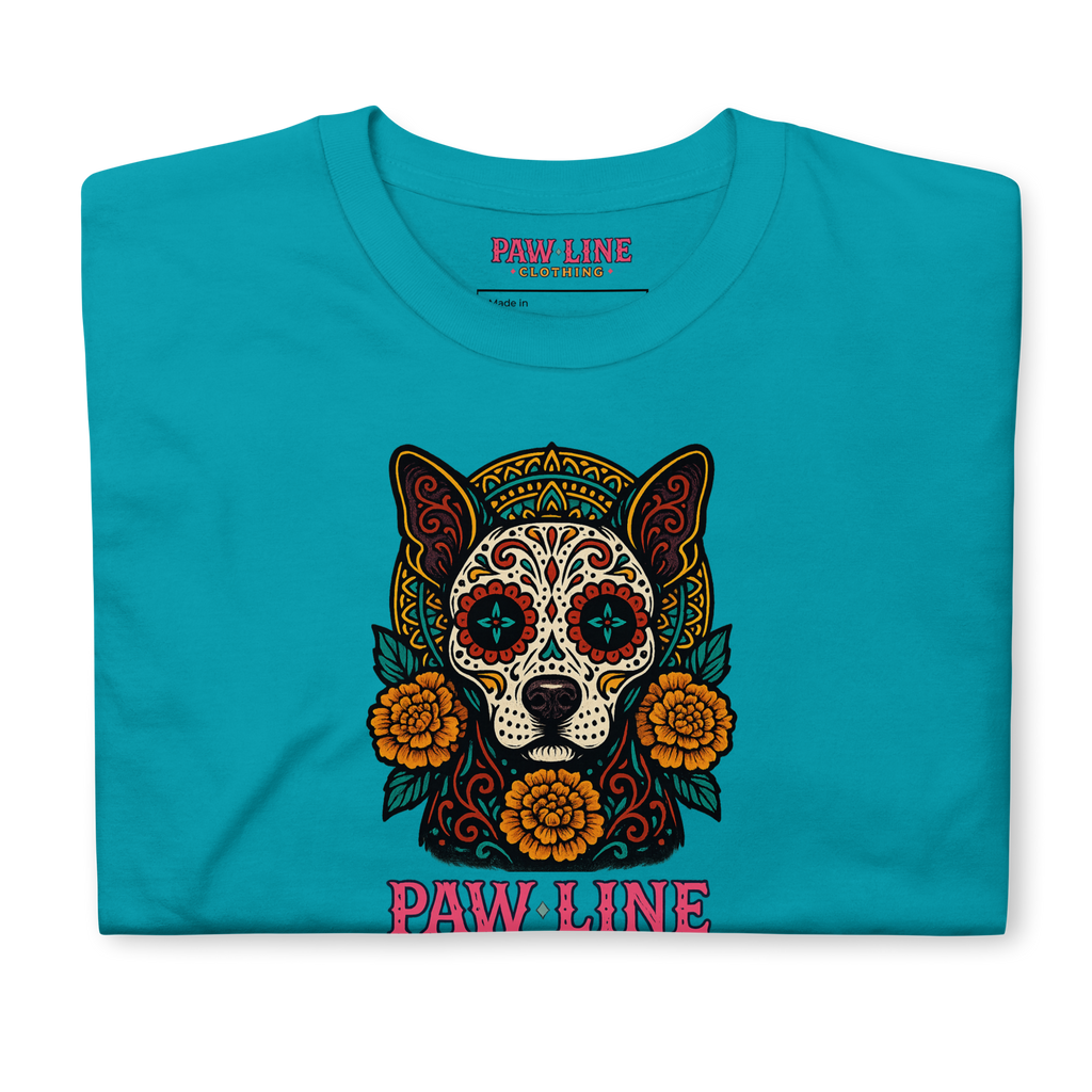 Big Skull Dog T-Shirt - Gothic Hunde Design | Paw Line Clothing T-SHIRT