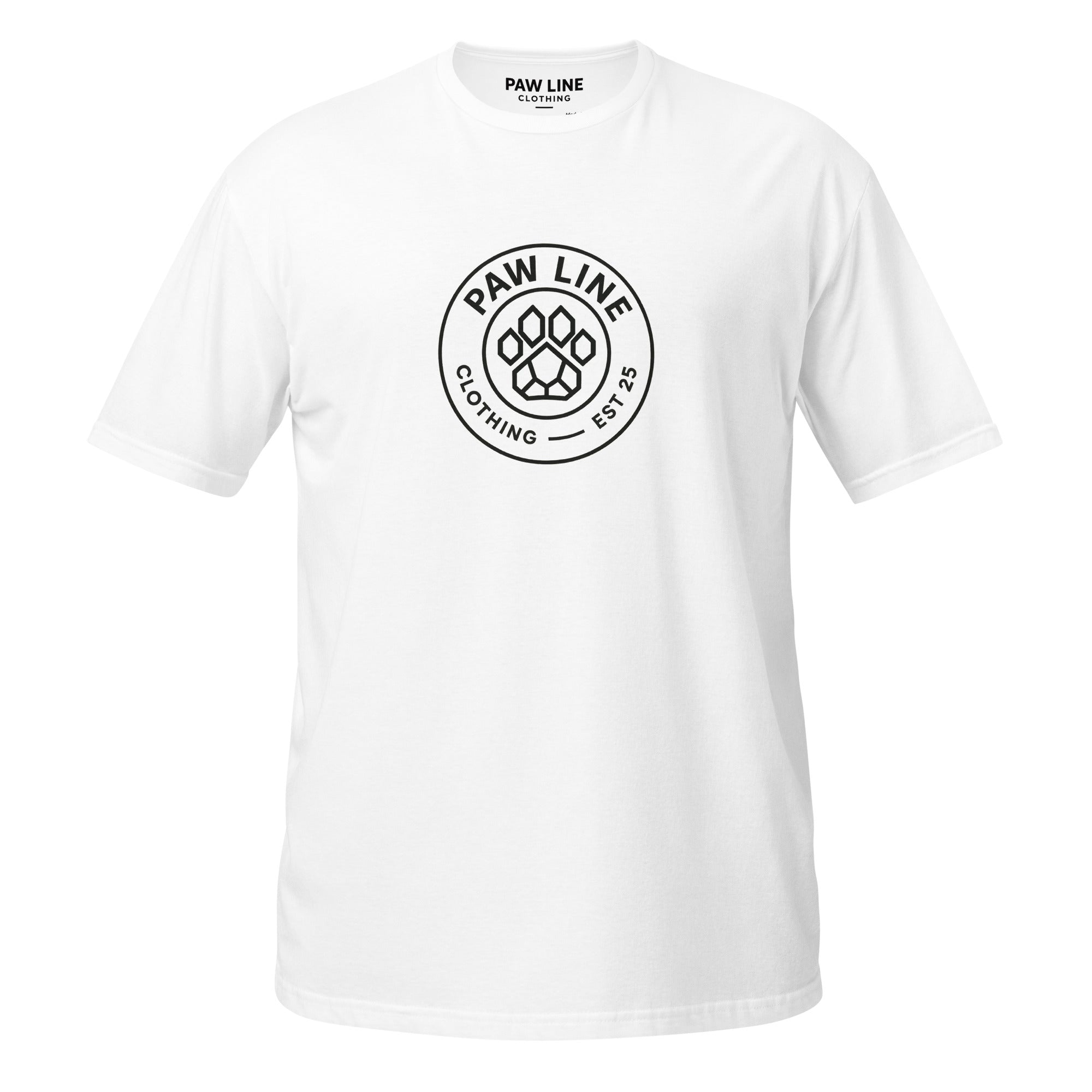 Pawline Round - Klassisches Unisex T-Shirt mit rundem Design | Pawline T-SHIRT