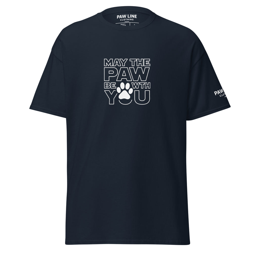 May the Paw - Star Wars inspiriertes Unisex T-Shirt für Tierliebhaber | Pawline