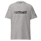 CATTROVERT - Lustiges Unisex T-Shirt für Katzenliebhaber & Intros | Pawline T-SHIRT