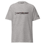 Cattrovert X-Mas T-Shirt – Für Katzenliebhaber Introvertierten | Paw Line T-SHIRT