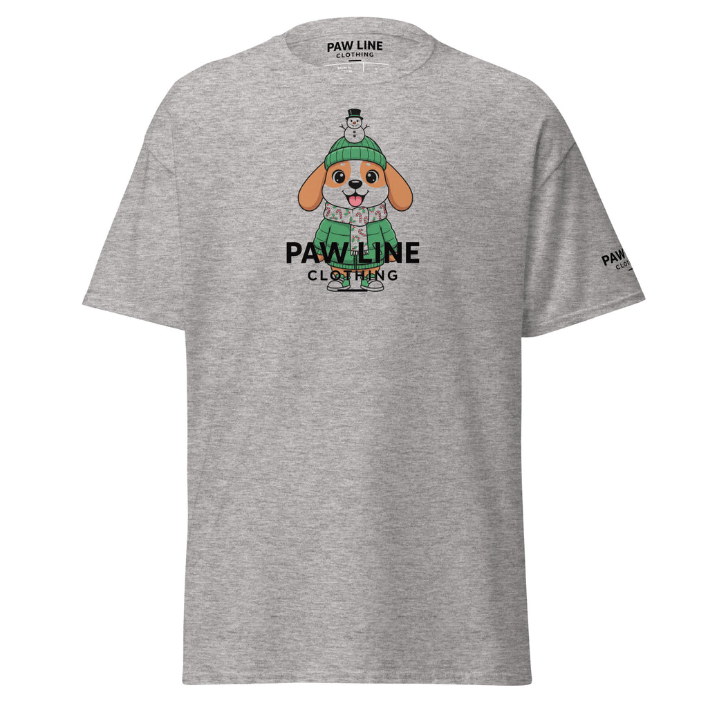 Christmas Dog T-Shirt – Weihnachten Hunde Unisex Shirt | Paw Line T-SHIRT