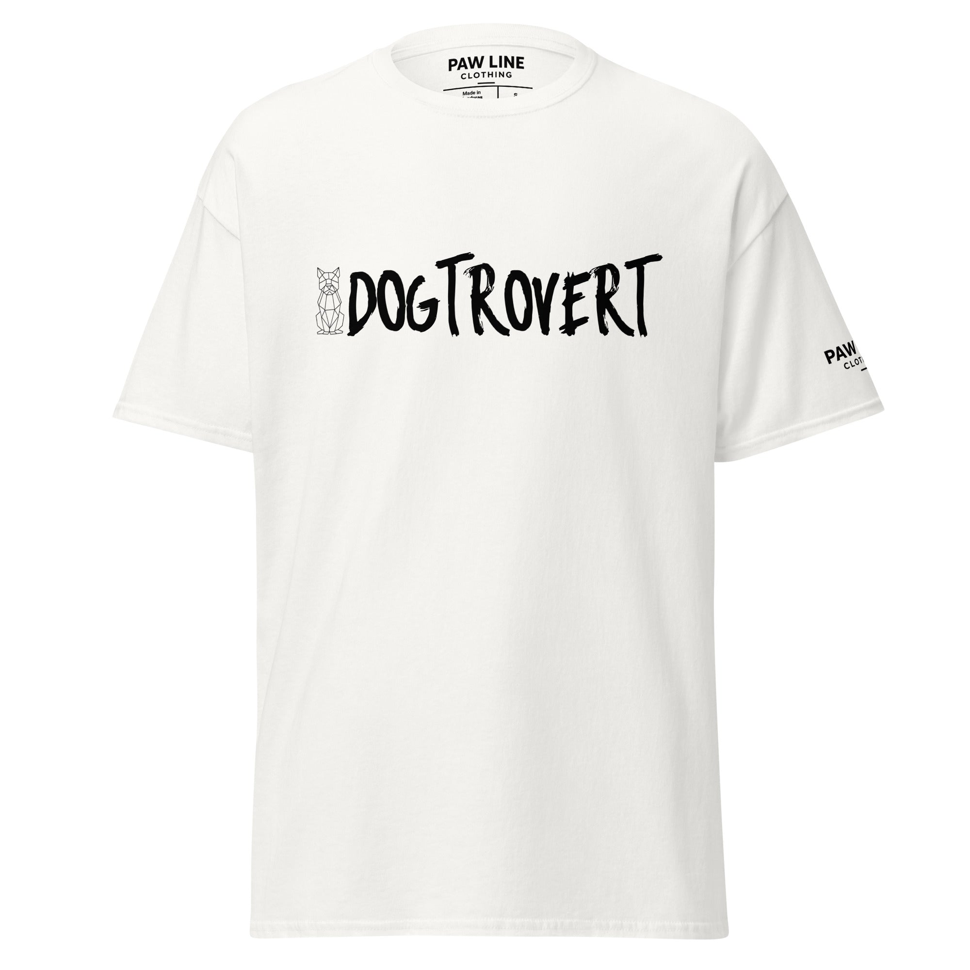 DOGTROVERT - Lustiges Unisex T-Shirt für Hundeliebhaber & Intros | Pawline