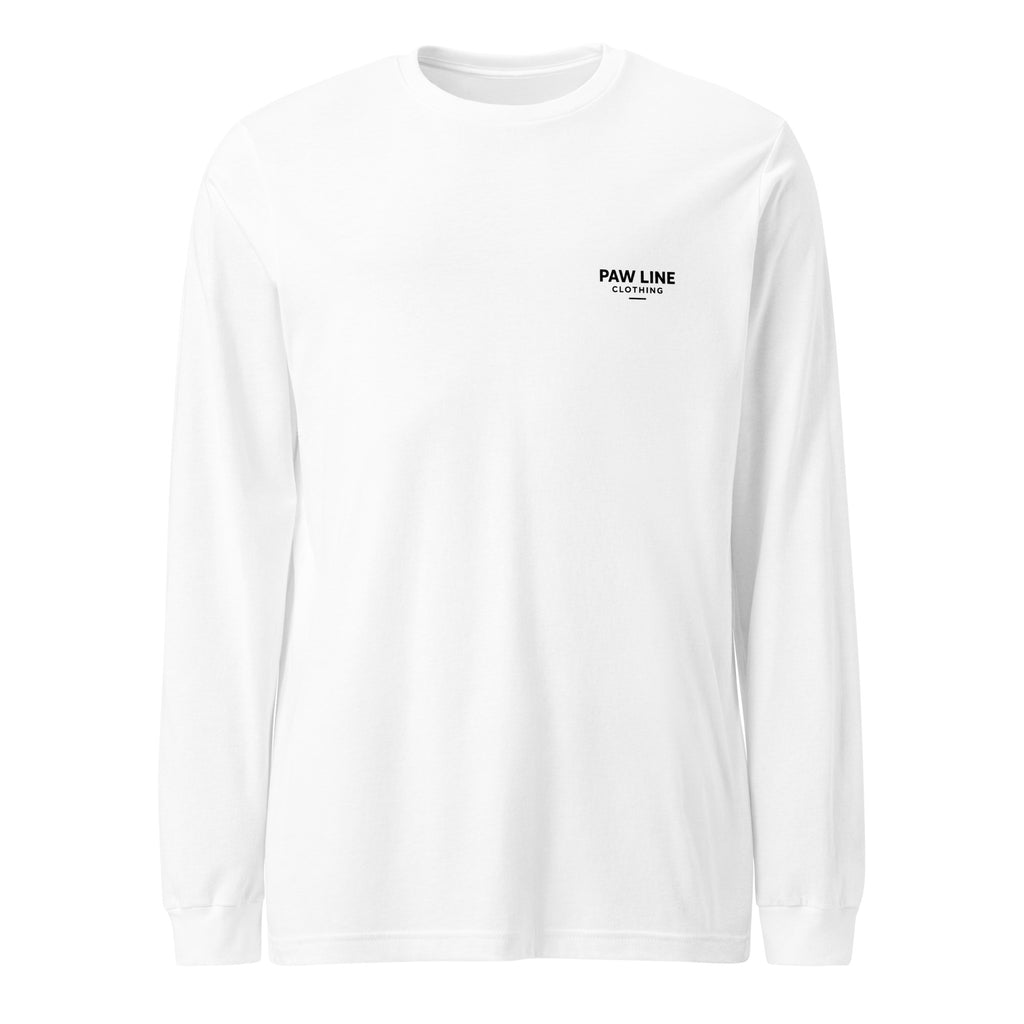 Langarm-Shirt Minimal Unisex – Zeitloses Basic | Paw Line