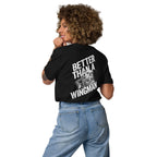 T-Shirt (schwarz) mit großem Rückendruck „Better Than Wingman“