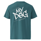 Stargazer T‑Shirt mit Rückenprint „MY DOG“ und weißem Grafikmotiv
