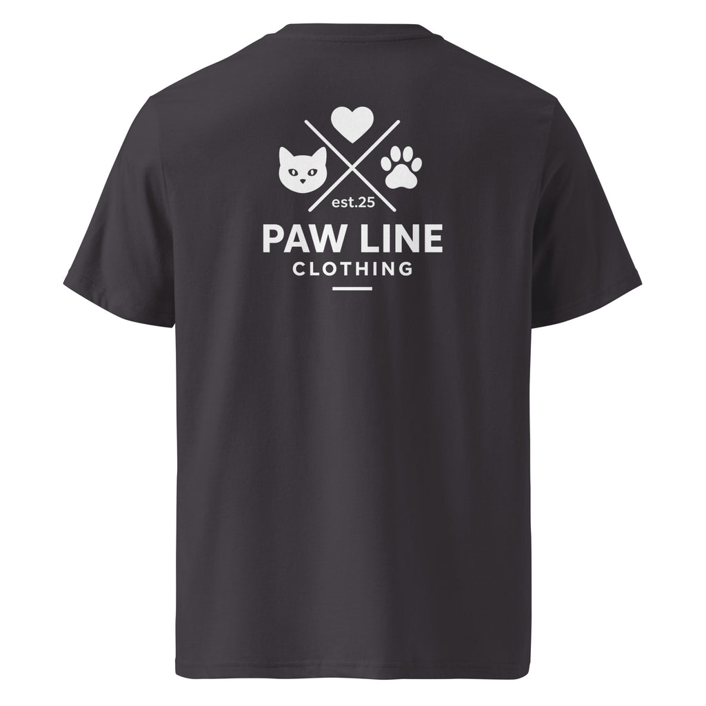 Basic X CAT - Minimalistisches Bio-Baumwoll T-Shirt für Katzenliebhaber | Pawline T-SHIRT