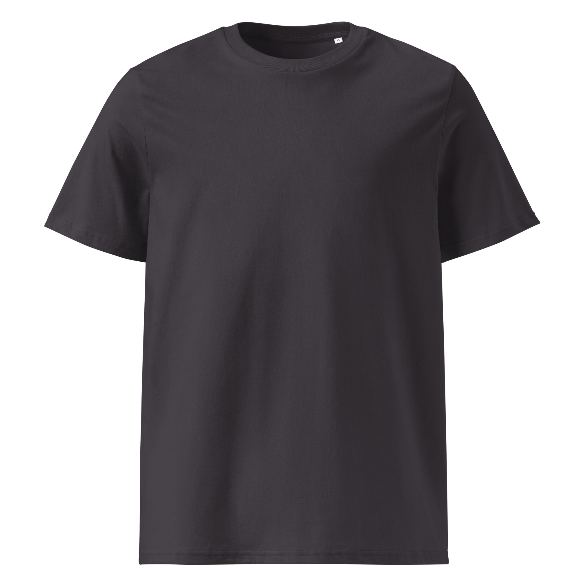 Unisex-T-Shirt anthrazit, einfarbig