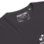 Basic X CAT - Minimalistisches Bio-Baumwoll T-Shirt für Katzenliebhaber | Pawline Bio T-Shirt Unisex