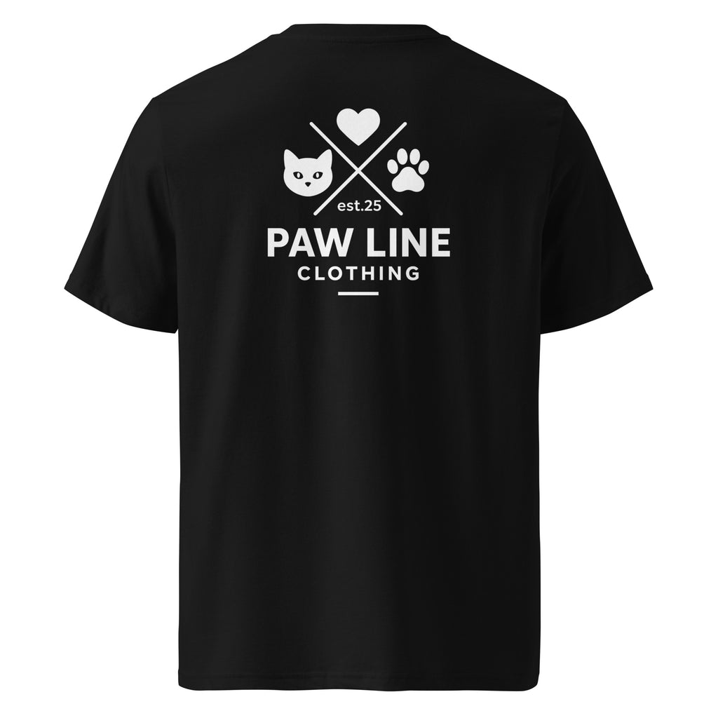 Basic X CAT - Minimalistisches Bio-Baumwoll T-Shirt für Katzenliebhaber | Pawline T-SHIRT