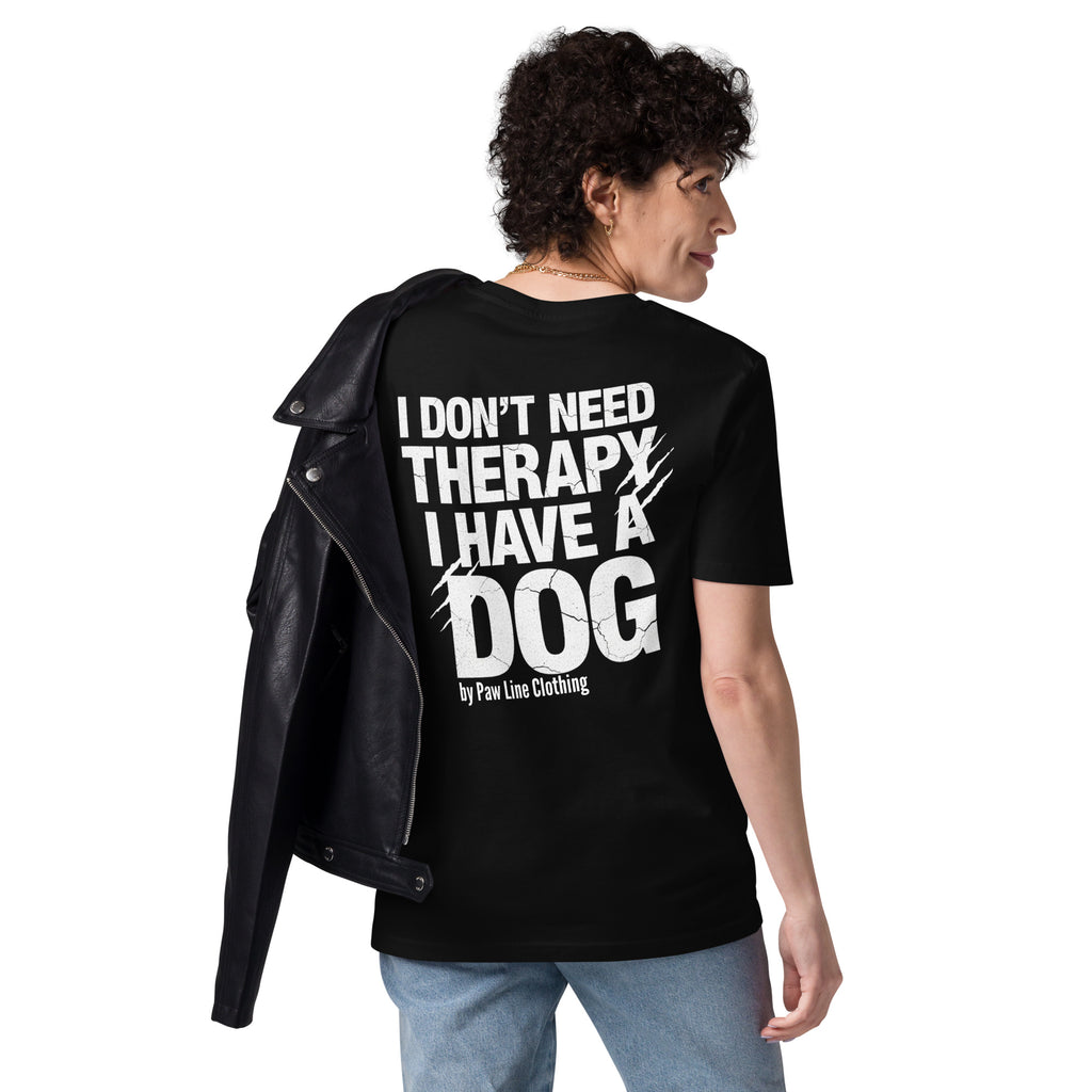 Dog Love Hundeliebhaber T-Shirt Bio Baumwolle Vegan Rückansicht 