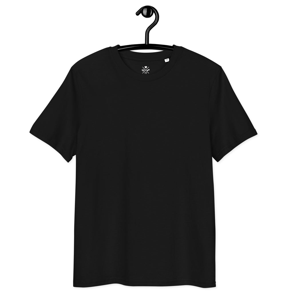 Adopt Bio-T-Shirt, schwarz, kleiner Brustprint
