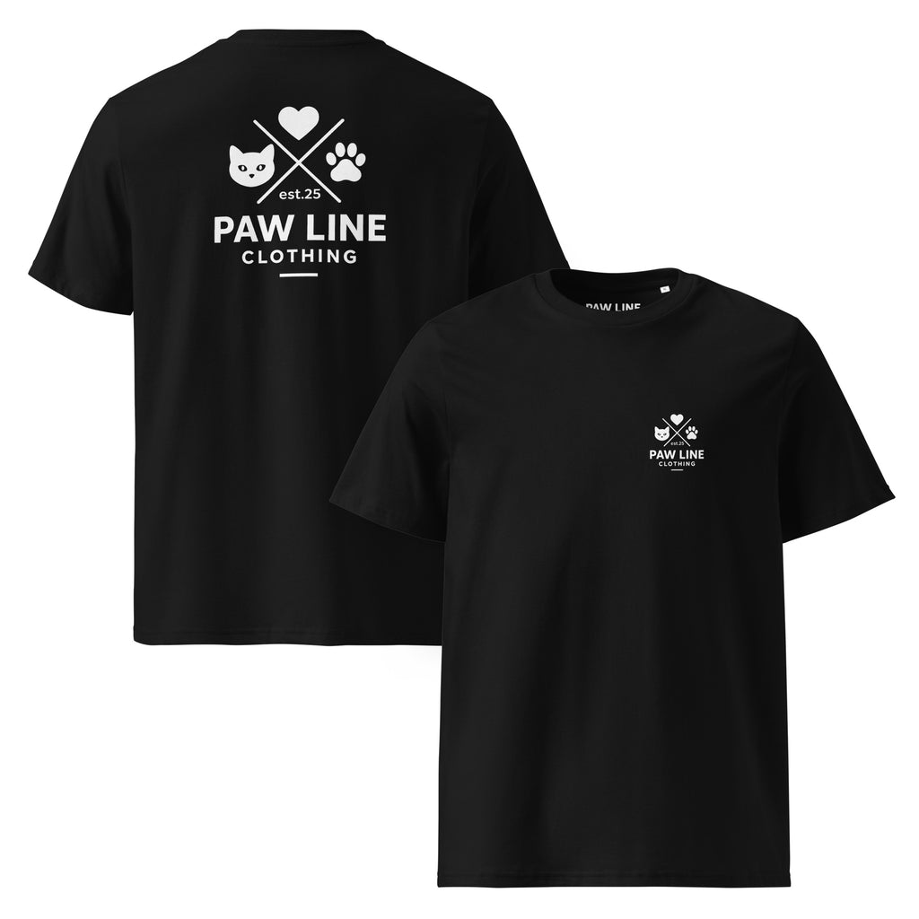 Basic X CAT - Minimalistisches Bio-Baumwoll T-Shirt für Katzenliebhaber | Pawline T-SHIRT