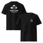 Basic X CAT - Minimalistisches Bio-Baumwoll T-Shirt für Katzenliebhaber | Pawline Bio T-Shirt Unisex
