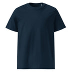 Unisex-T-Shirt dunkelblau, einfarbig