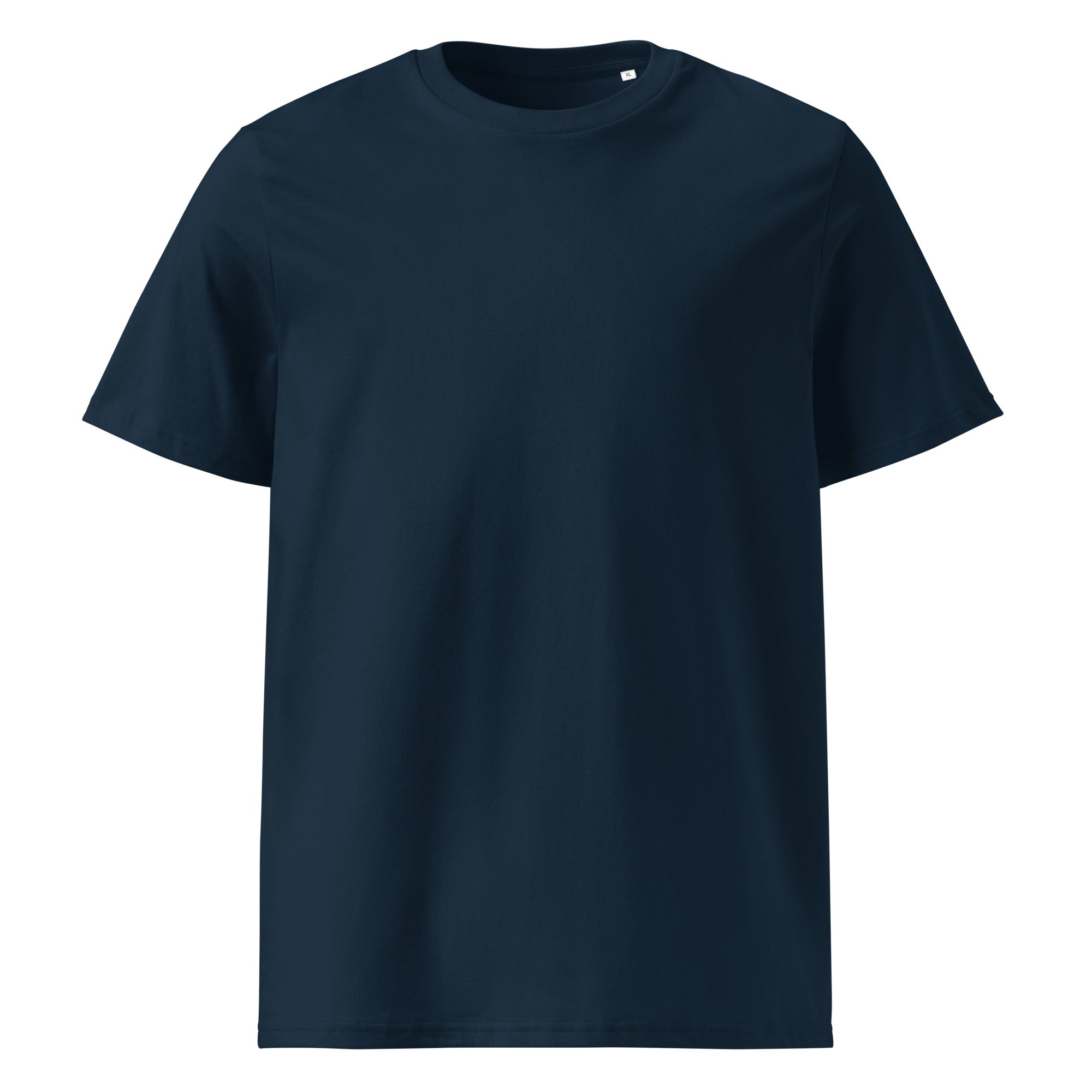 Unisex-T-Shirt dunkelblau, einfarbig
