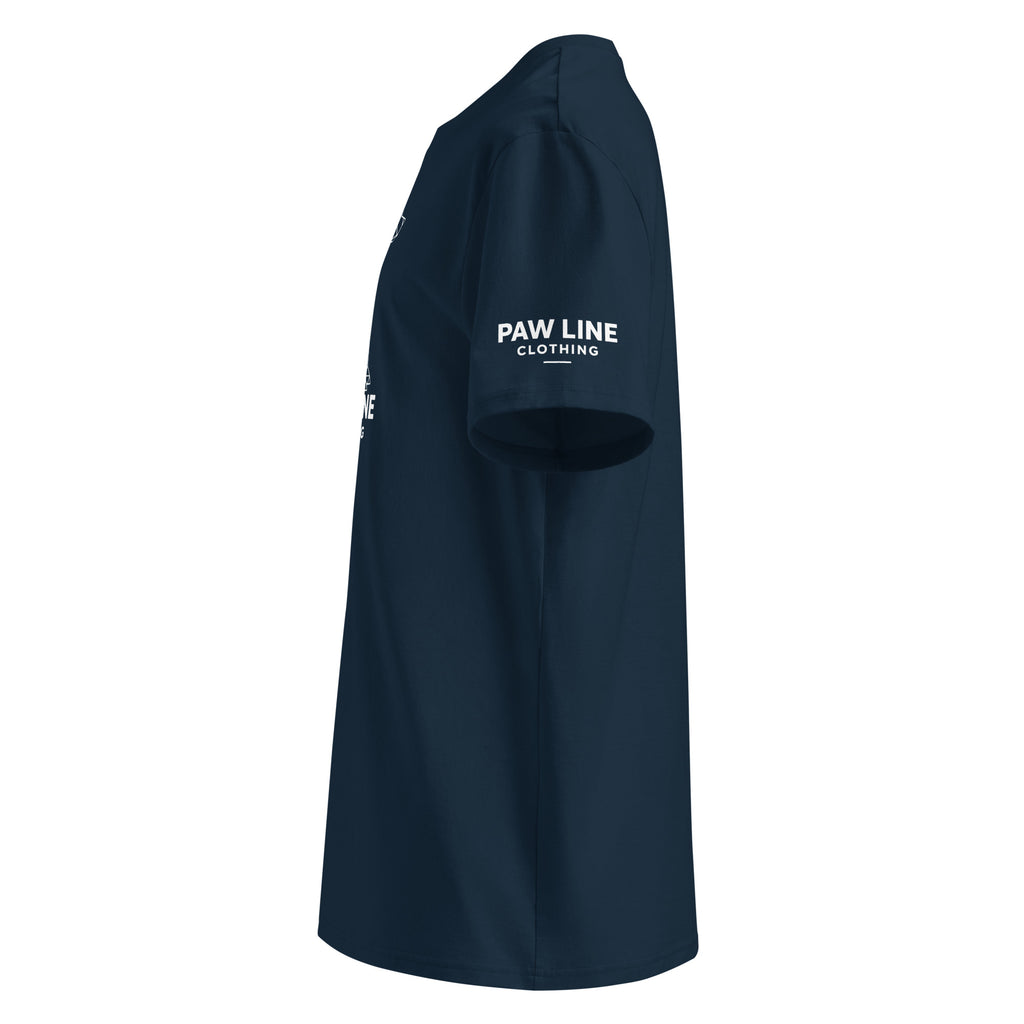 Geometric Front - Modernes Bio-Baumwoll T-Shirt mit Front-Design | Pawline T-SHIRT