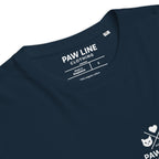 Basic X CAT - Minimalistisches Bio-Baumwoll T-Shirt für Katzenliebhaber | Pawline Bio T-Shirt Unisex