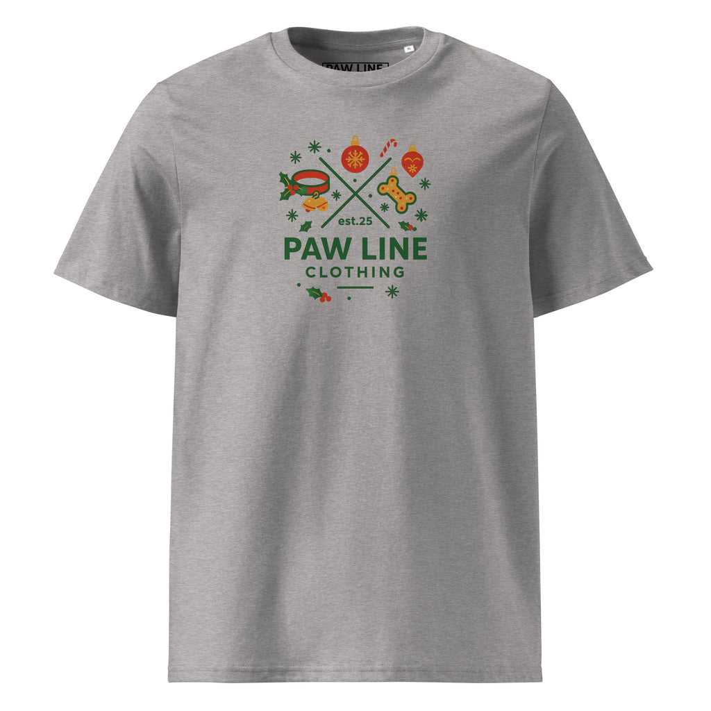 Basic X-Mas Bio-Baumwoll T-Shirt – Minimalistisch Nachhaltig | Paw Line T-SHIRT