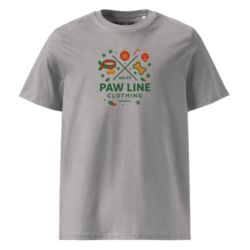 Basic X-Mas Bio-Baumwoll T-Shirt – Minimalistisch Nachhaltig | Paw Line T-SHIRT