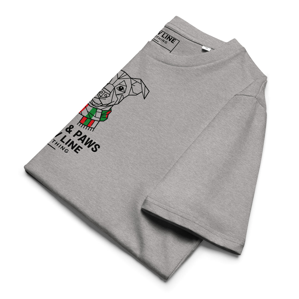 Geometric Dog X-Mas Bio-Baumwoll T-Shirt – Nachhaltig | Paw Line T-SHIRT