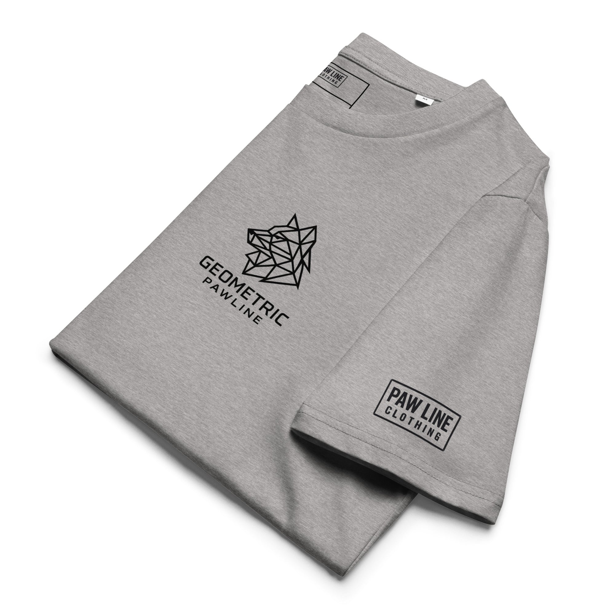 Geo Head Dog T-Shirt - Unisex Bio-Baumwoll-Shirt | Paw Line T-SHIRT