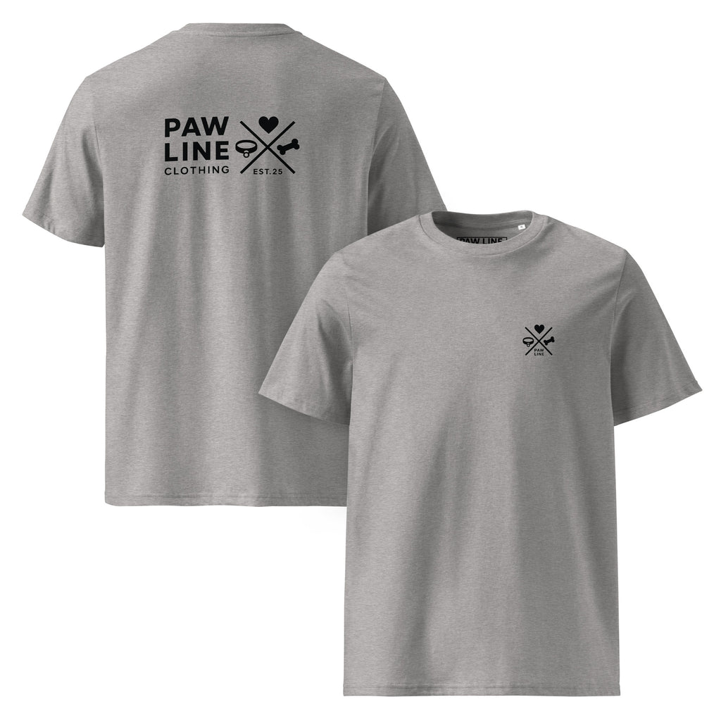 X meets Paw Backprint - Bio-Baumwoll T-Shirt mit Rücken-Design | Pawline T-SHIRT