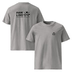 X meets Paw Backprint - Bio-Baumwoll T-Shirt mit Rücken-Design | Pawline Bio T-Shirt Unisex