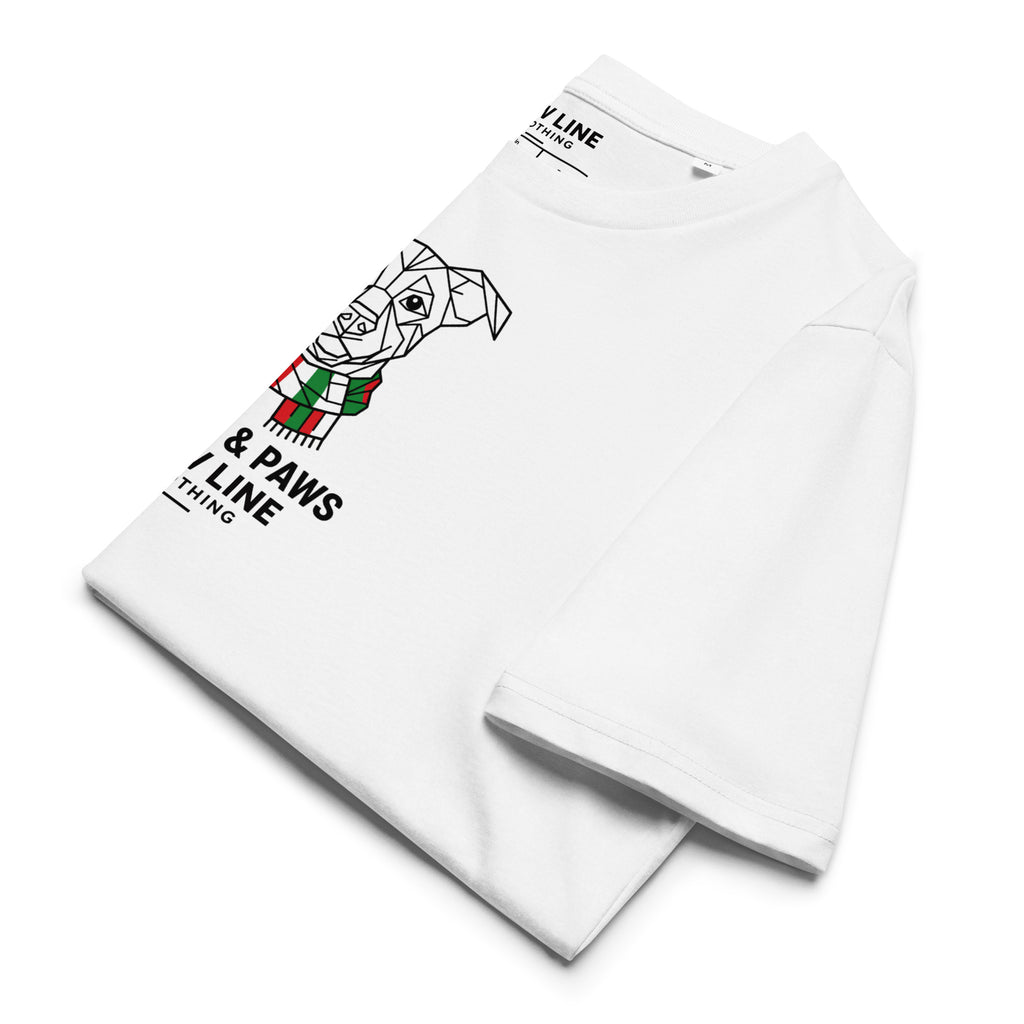 Geometric Dog X-Mas Bio-Baumwoll T-Shirt – Nachhaltig | Paw Line T-SHIRT