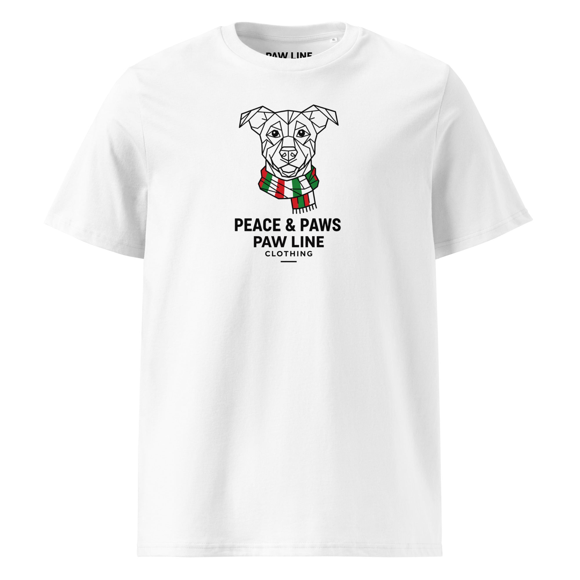 Geometric Dog X-Mas Bio-Baumwoll T-Shirt – Nachhaltig | Paw Line T-SHIRT
