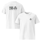 X meets Paw Backprint - Bio-Baumwoll T-Shirt mit Rücken-Design | Pawline Bio T-Shirt Unisex