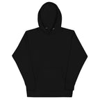 Schwarzer Hoodie mit Kapuze, Kordelzug und Kängurutasche