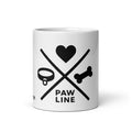 Pawline Tasse 11oz - Keramik Kaffeetasse für Tierliebhaber | Pawline MUG